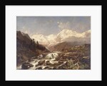 Koenigspitze-Tirol, 1877 by Franz Richard Unterberger