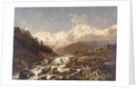 Koenigspitze-Tirol, 1877 by Franz Richard Unterberger