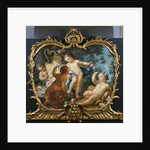 An Overdoor with Putti Disporting by Francesco de Mura