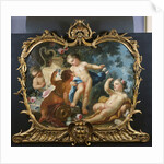 An Overdoor with Putti Disporting by Francesco de Mura