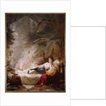 Portrait of Adelaide Maria Guinness, reclining on a Sofa in a Conservatory, 1885 by George Elgar Hicks