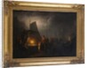 A Market Square at Night, Brussels, 1870 by Petrus van Schendel