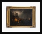 A Market Square at Night, Brussels, 1870 by Petrus van Schendel