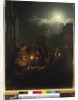 Night Market in Antwerp by Petrus van Schendel
