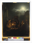 Night Market in Antwerp by Petrus van Schendel