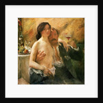 Self Portrait with Nude Woman and Glass, 1902 by Lovis Corinth