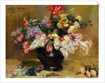 Amaryllis, Lilac and Tulips, 1911 by Lovis Corinth