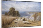 Harvesting on the South Coast, 1869 by Edmund George Warren