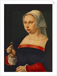 Portrait of a Lady holding a Ring by Jan van Scorel