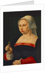 Portrait of a Lady holding a Ring by Jan van Scorel