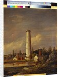 Shot Tower, 1845 by Jasper Francis Cropsey