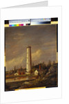 Shot Tower, 1845 by Jasper Francis Cropsey