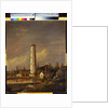 Shot Tower, 1845 by Jasper Francis Cropsey