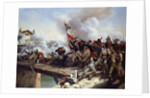 The Battle of Pont d'Arcole, 1826 by Emile Jean Horace Vernet