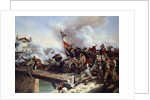 The Battle of Pont d'Arcole, 1826 by Emile Jean Horace Vernet