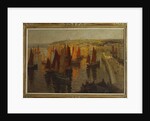 Red and Gold, Brixham, 1918-19 by Terrick Williams