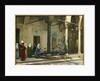 Harem Women feeding Pigeons in a Courtyard by Jean Leon Gerome