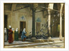 Harem Women feeding Pigeons in a Courtyard by Jean Leon Gerome