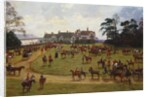 The Cheshire Hunt - the Meet at Calveley Hall by George Goodwin Kilburne