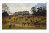 The Cheshire Hunt - the Meet at Calveley Hall by George Goodwin Kilburne