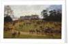 The Cheshire Hunt - the Meet at Calveley Hall by George Goodwin Kilburne