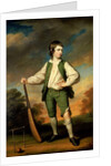 The Young Cricketer - Portrait of Lewis Cage, 1768 by Francis Cotes