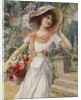 The Flower Girl by Emile Vernon