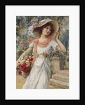 The Flower Girl by Emile Vernon