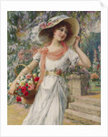 The Flower Girl by Emile Vernon