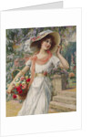 The Flower Girl by Emile Vernon