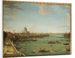 The Thames from the Terrace of Somerset House, looking towards the City, c.1745 by Antonio Joli