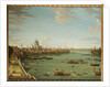The Thames from the Terrace of Somerset House, looking towards the City, c.1745 by Antonio Joli