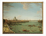 The Thames from the Terrace of Somerset House, looking towards the City, c.1745 by Antonio Joli