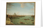The Thames from the Terrace of Somerset House, looking towards the City, c.1745 by Antonio Joli