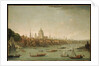 A Panoramic View of the City of London from the Thames near the Water Gate of Somerset House by Antonio Joli