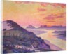 Sunset at Ambleteuse, Pas-de-Calais, 1899 by Theo van Rysselberghe