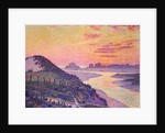 Sunset at Ambleteuse, Pas-de-Calais, 1899 by Theo van Rysselberghe