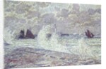 The Sea during Equinox, Boulogne-sur-Mer, 1900 by Theo van Rysselberghe
