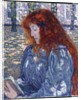 Woman Reading, 1899 by Theo van Rysselberghe