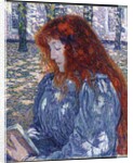 Woman Reading, 1899 by Theo van Rysselberghe