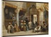 Arabic Figures in a Coffee House, 1870 by Carl Friedrich Heinrich Werner