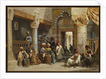 Arabic Figures in a Coffee House, 1870 by Carl Friedrich Heinrich Werner
