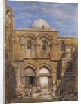 The Church of the Holy Sepulchre, Jerusalem, 1862 by Carl Friedrich Heinrich Werner