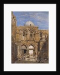 The Church of the Holy Sepulchre, Jerusalem, 1862 by Carl Friedrich Heinrich Werner