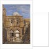 The Church of the Holy Sepulchre, Jerusalem, 1862 by Carl Friedrich Heinrich Werner