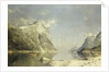 A Fjord Scene by Adelsteen Normann