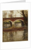 A River Landscape with a Bridge by Fritz Thaulow