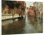 A Venetian Backwater by Fritz Thaulow