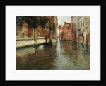 A Venetian Backwater by Fritz Thaulow