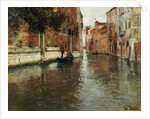 A Venetian Backwater by Fritz Thaulow